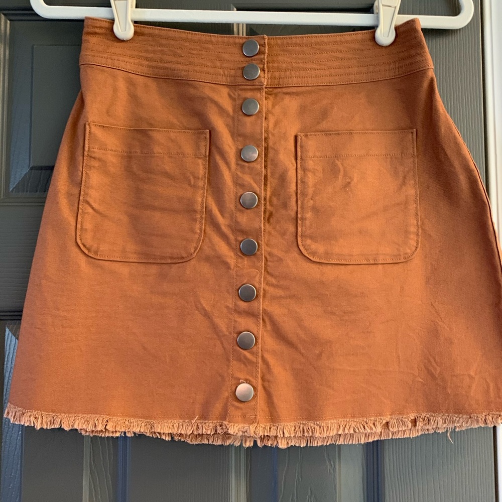 Madewell Tan Skirt- XS